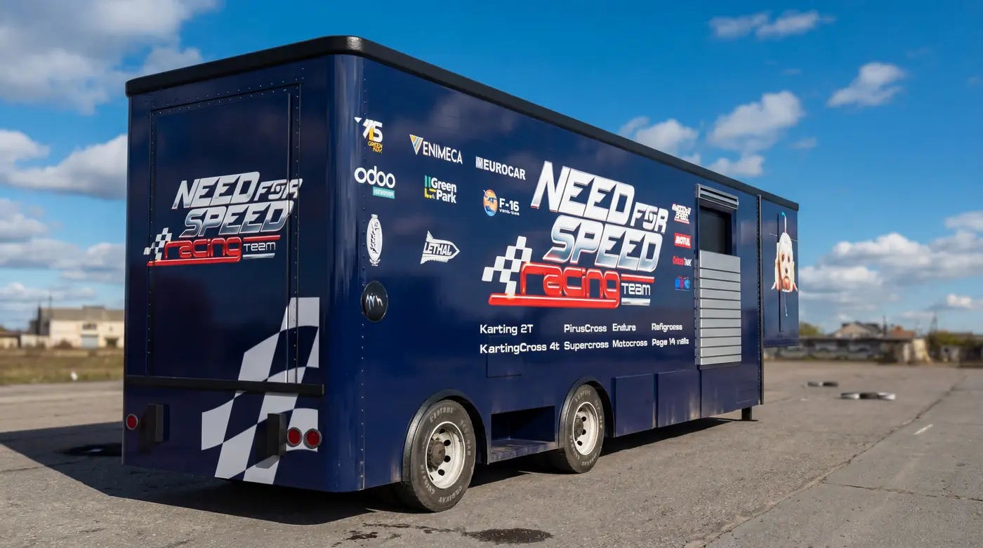 TRAILER "NEED FOR SPEED RACING TEAM"